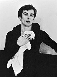 Rudolf Nureyev in dance class, January 24, 1962. Signed by Jack Mitchell