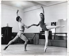 Used Rudolf Nureyev & Lupe Serrano rehearse 'The Corsair' for NBC-TV Performance