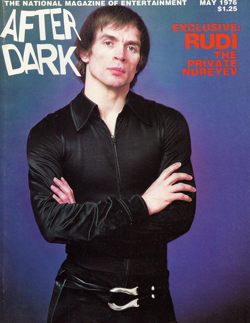 Rudolf Nureyev, fotografiert für „After Dark“, 1975. Signiert von Jack Mitchell im Angebot 2