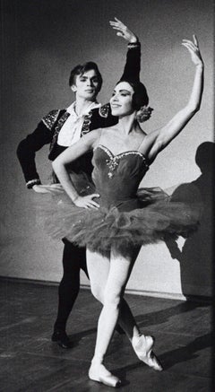 Rudolf Nureyev & Sonia Arova, curtain call American debut performance at B.A.M.