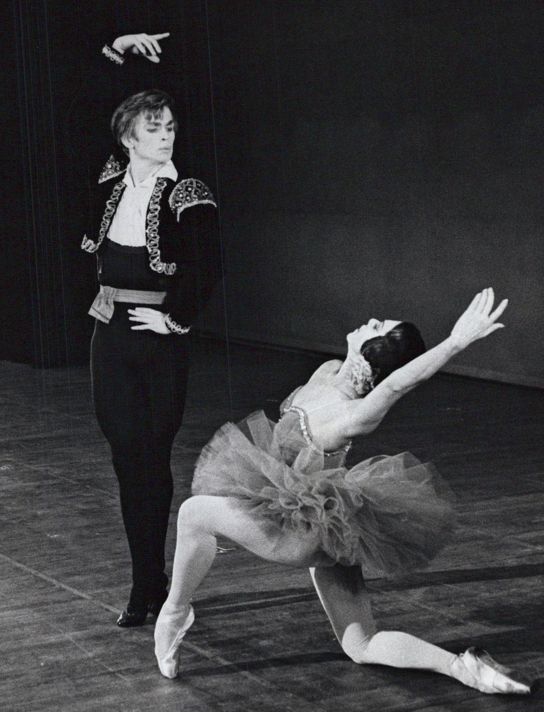 Rudolf Nureyev & Sonia Arova, his historic American debut performance at B.A.M. - Photograph by Jack Mitchell