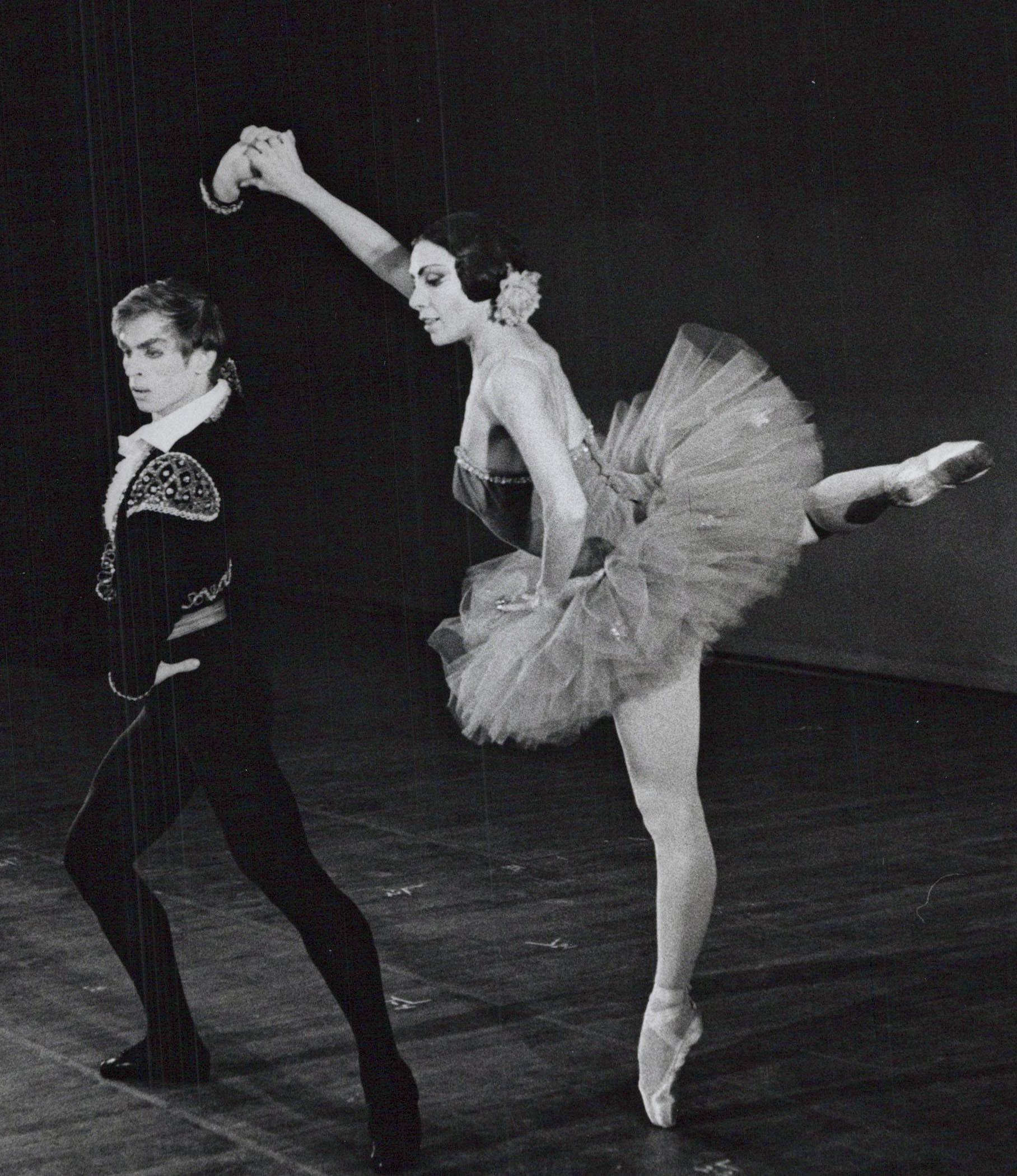 Rudolf Nureyev & Sonia Arova, his historic American debut performance at B.A.M. - Photograph by Jack Mitchell
