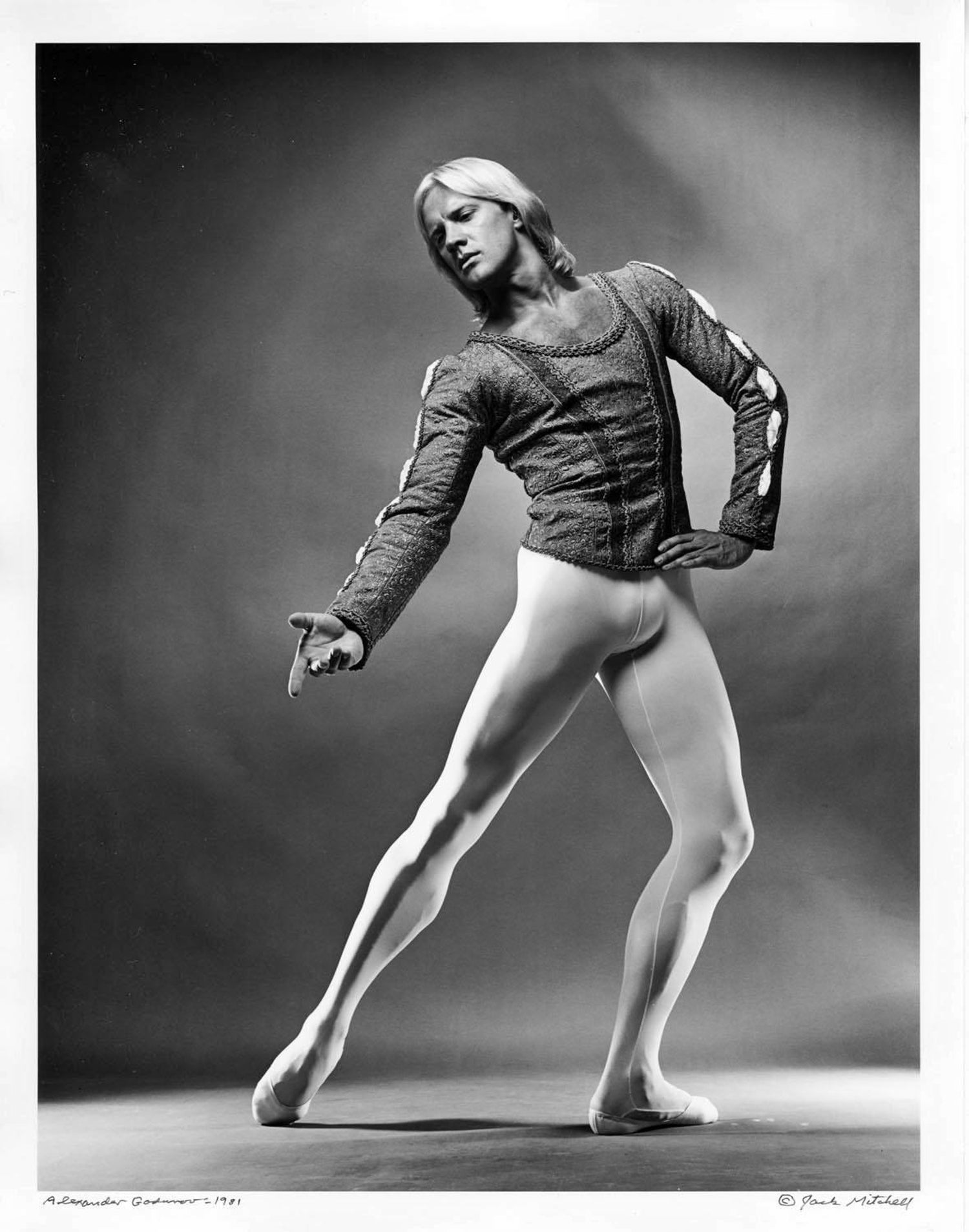 Jack Mitchell Russian American Dancer Alexander Godunov Signed By Jack Mitchell For Sale At 1stdibs