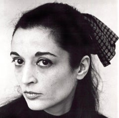 Sculptor Marisol (full name Maria Sol Escobar) photographed in New York City