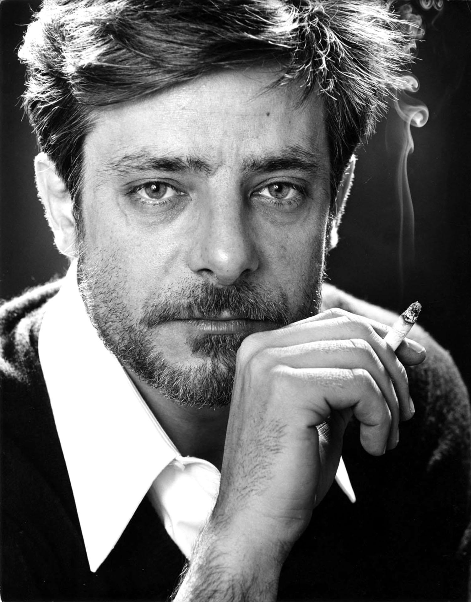 Jack Mitchell Black and White Photograph -  'Seven Beauties' star Italian actor Giancarlo Gianinni 