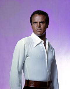 Singer Harry Belafonte, ikonisches Porträt, Farbe 17 x 22 Zoll"  Fotografie aus der Zeit der Fotografie
