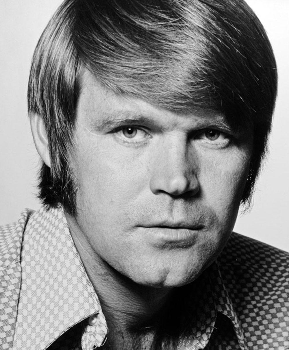 Singer Singer, Songwriter und Gitarrist Glen Campbell, signiert von Jack Mitchell im Angebot 1