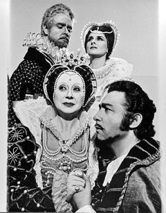 Vintage Soprano Beverly Sills and full dress cast in 'Roberto Devereux' at NYC Opera