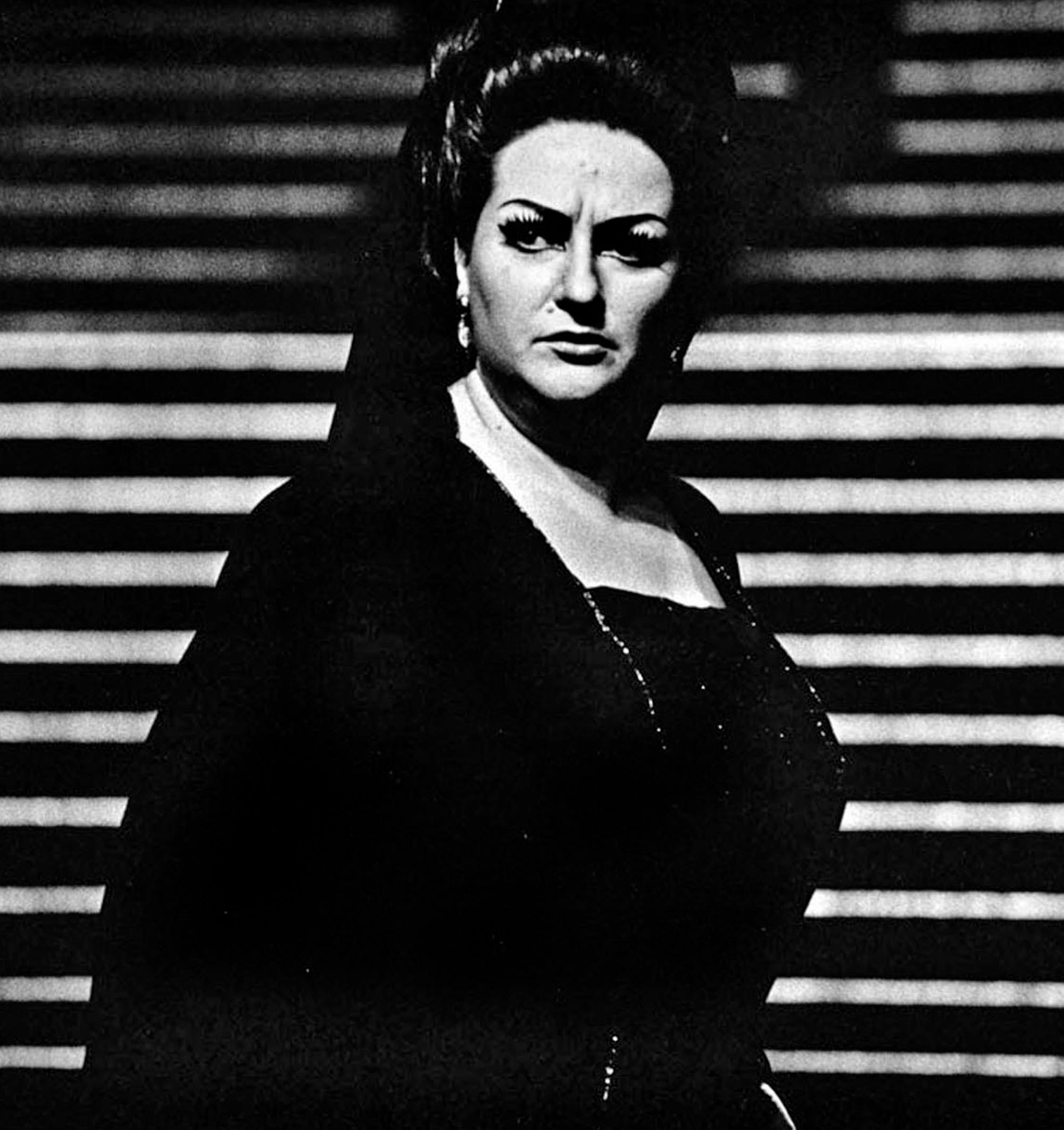 Spanish soprano Monserrat Caballe performing at the Metropolitan Opera - Photograph by Jack Mitchell