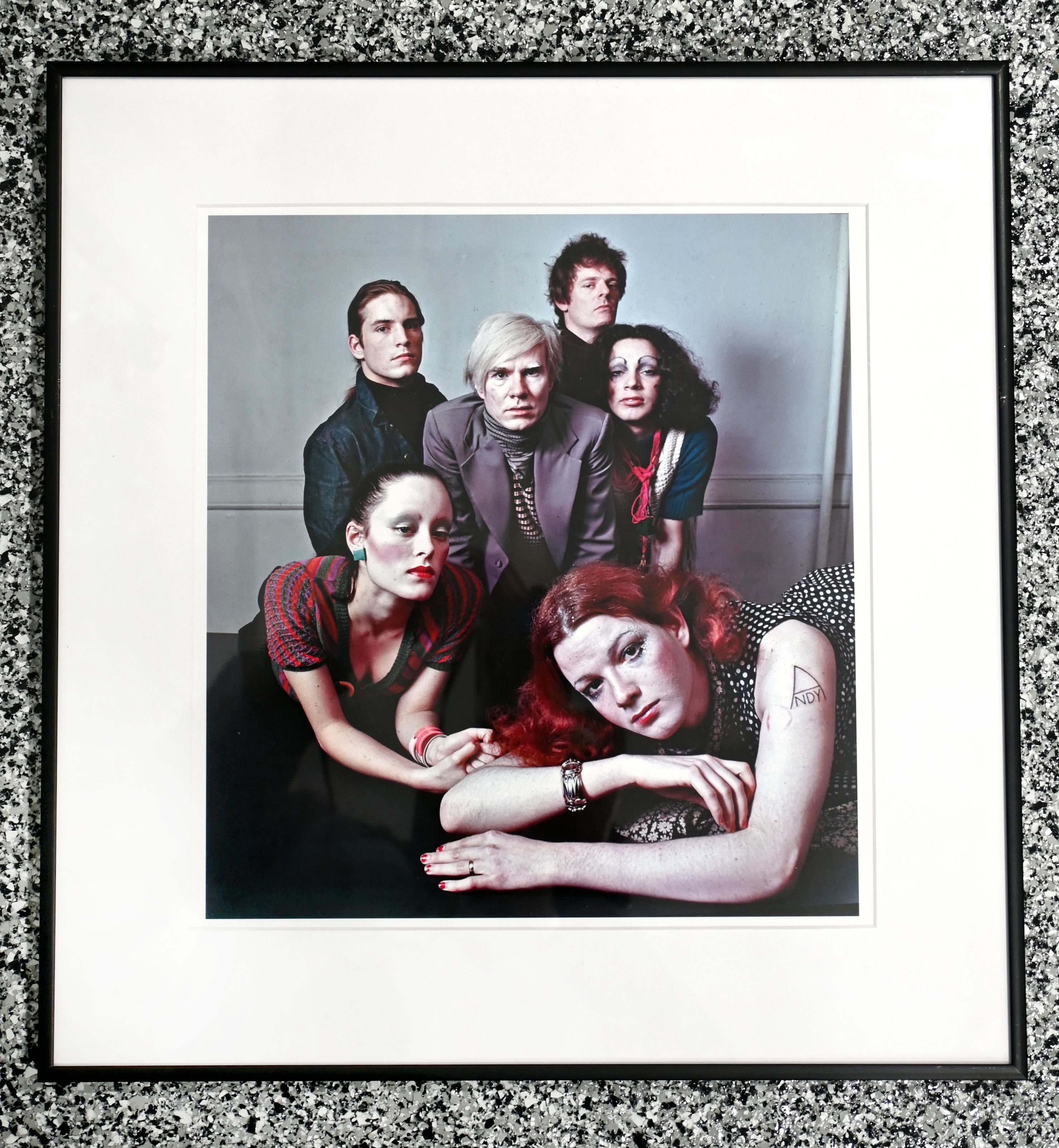 Portrait Photograph Jack Mitchell - Vente spéciale encadrée Andy Warhol 
Paul Morrissey avec les Superstars