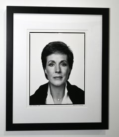 Lowered Reserve! Framed Julie Andrews Portrait Vintage Silver Gelatin Photo