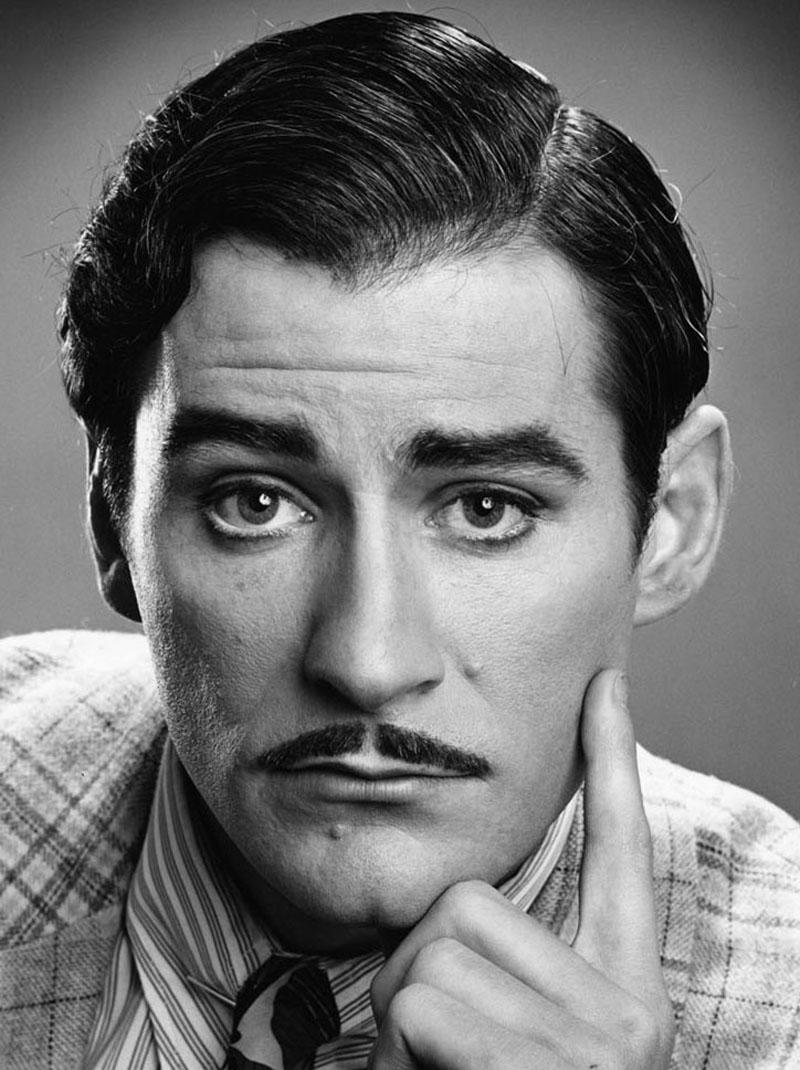  Stage and film actor Kevin Kline in costume for 'On the Twentieth Century' - Photograph by Jack Mitchell