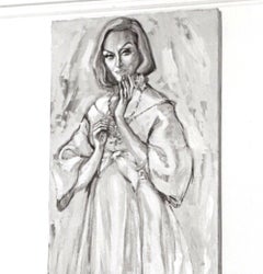 Stage and Screen Star Gloria Swanson photographed at her home in New York City