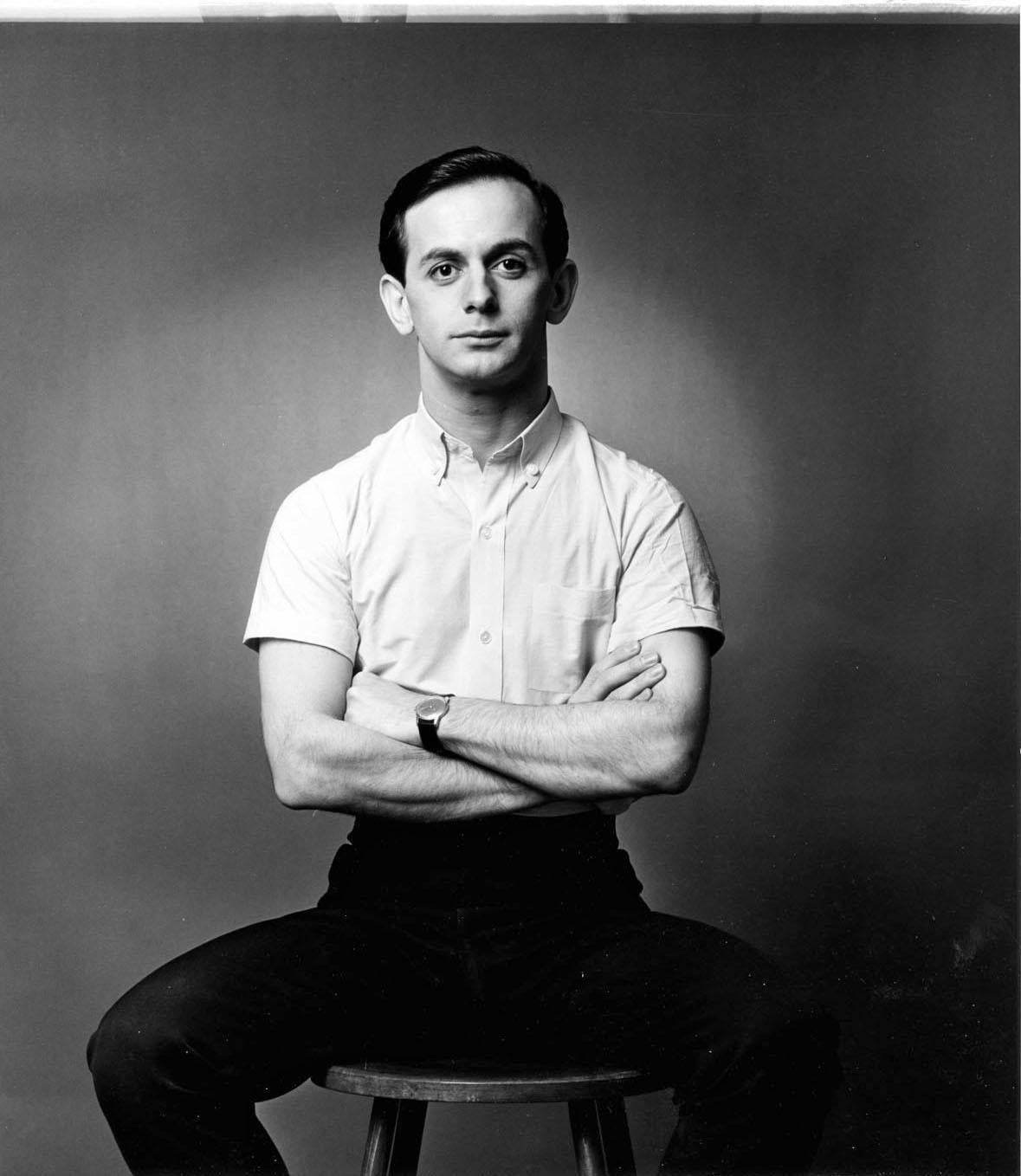 Jack Mitchell Black and White Photograph - Studio Portrait of Dancer/Choreographer and Company Founder Robert Joffrey