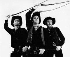 Swen Swenson, George Reeder and Marc Breaux on Broadway in "Destry Rides Again"