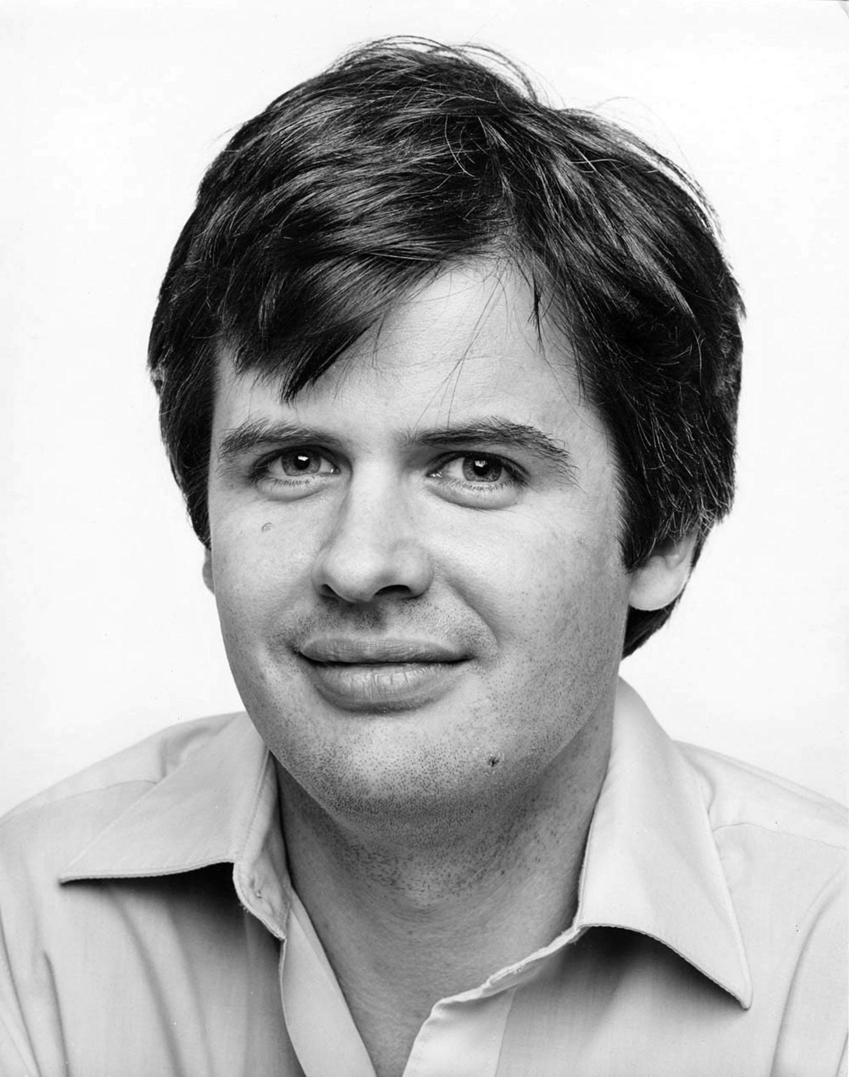 Black and White Photograph de Jack Mitchell - El dramaturgo Christopher Durang, ganador de un premio Tony