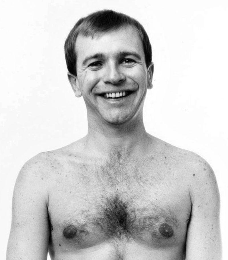 Tony award-winning playwright Terrence McNally nude for After Dark - Photograph by Jack Mitchell