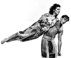 Trisha Brown and Lance Grier performing 'Set and Reset' signed by Jack Mitchell