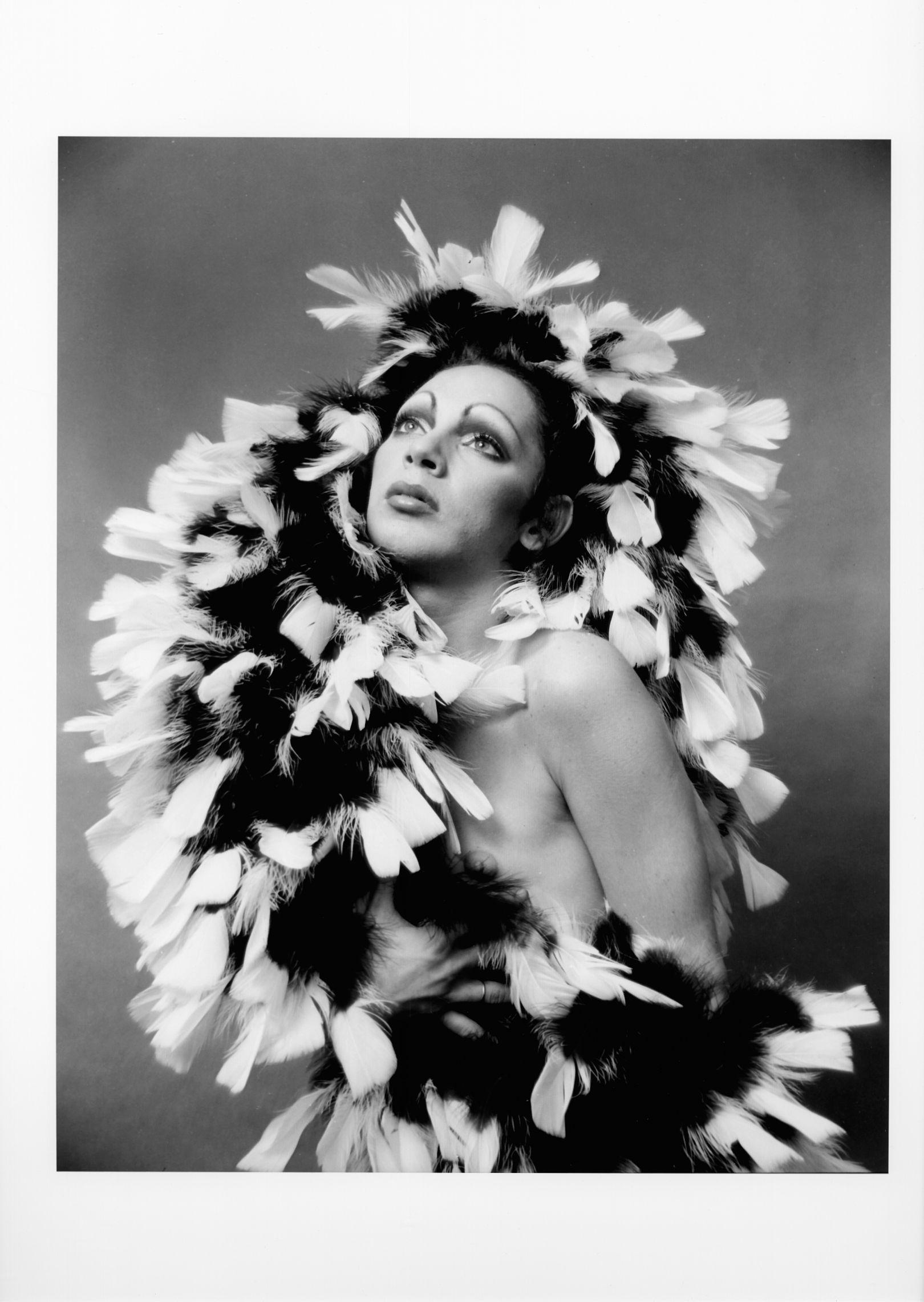 Jack Mitchell Black and White Photograph - Warhol Superstar Holly Woodlawn
