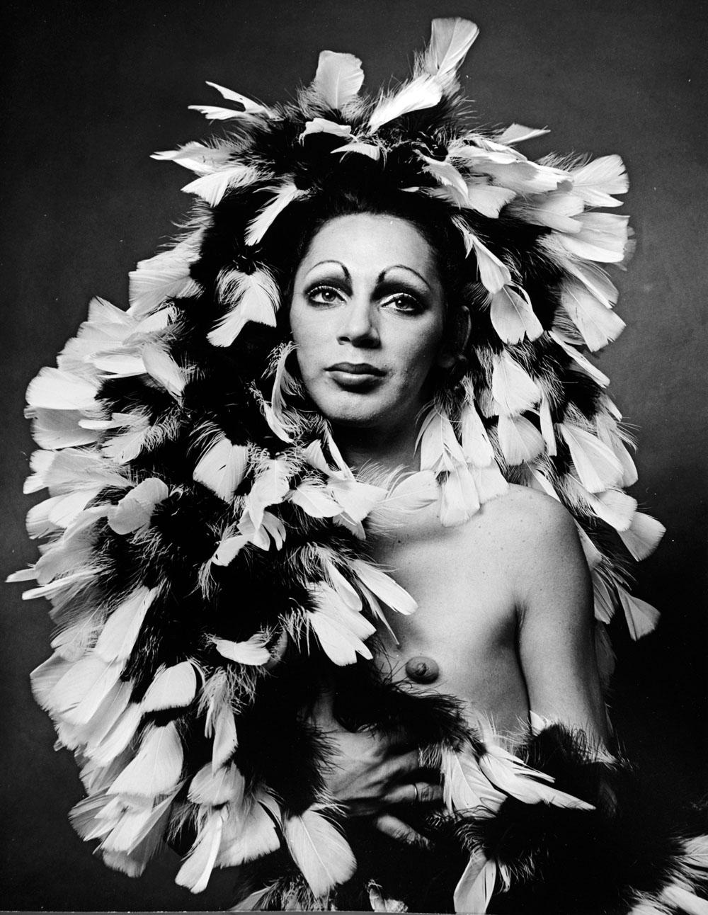 Jack Mitchell Portrait Photograph - Warhol Superstar Holly Woodlawn Signed