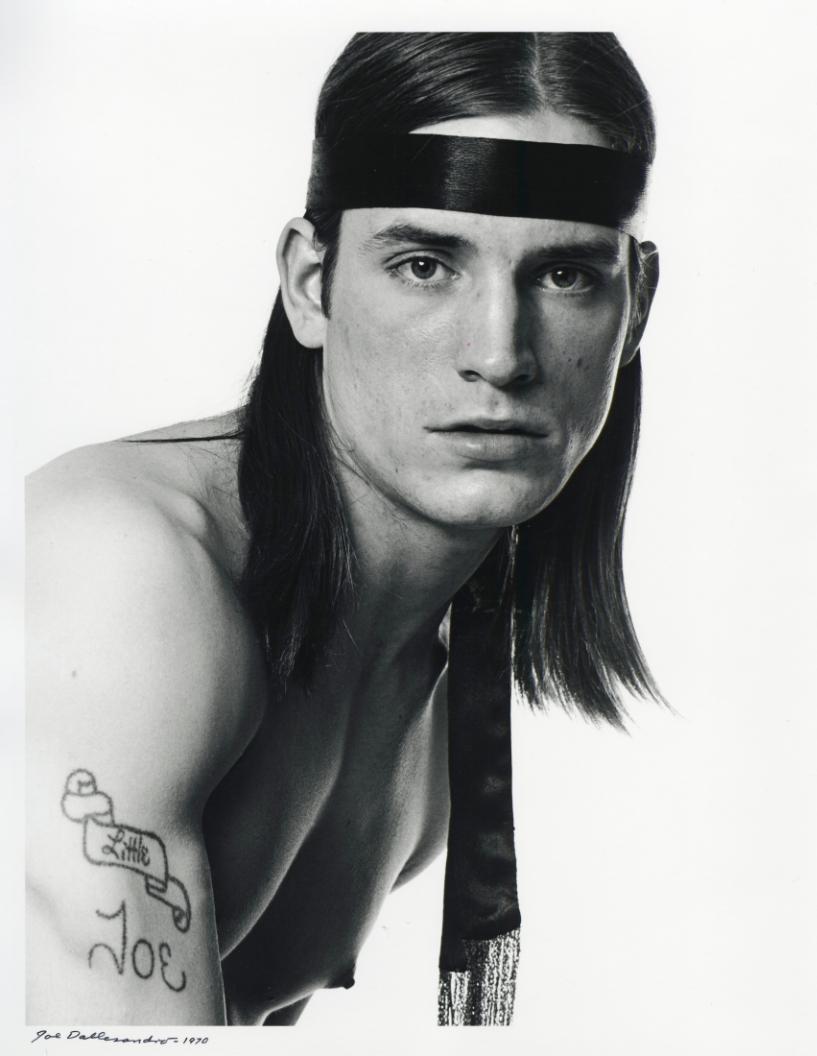Jack Mitchell Black and White Photograph - Warhol Superstar Joe Dallesandro, iconic portrait for After Dark, signed by Jack