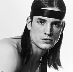 Warhol Superstar Joe Dallesandro portrait for After Dark signed by Jack Mitchell