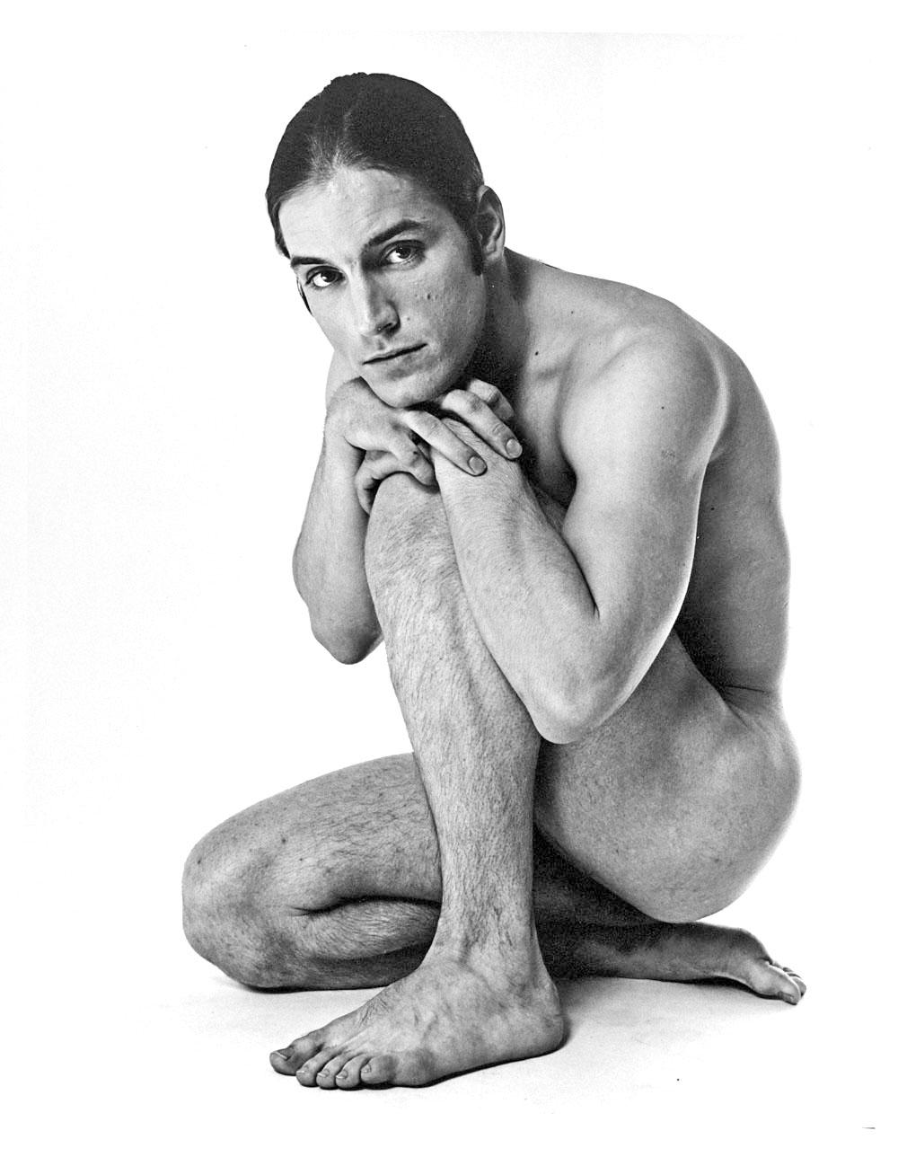 Warhol Superstar Joe Dallesandro star of "Trash" nude, signed by Jack Mitchell