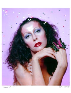 Warhol superstar Ultra Violet (Isabelle Collin Dufresne) signed by Jack Mitchell