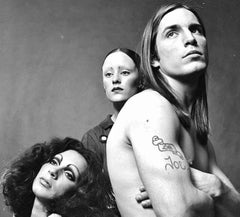 Warhol Superstars Holly Woodlawn, Jane Forth, Joe Dallesandro stars of "Trash"