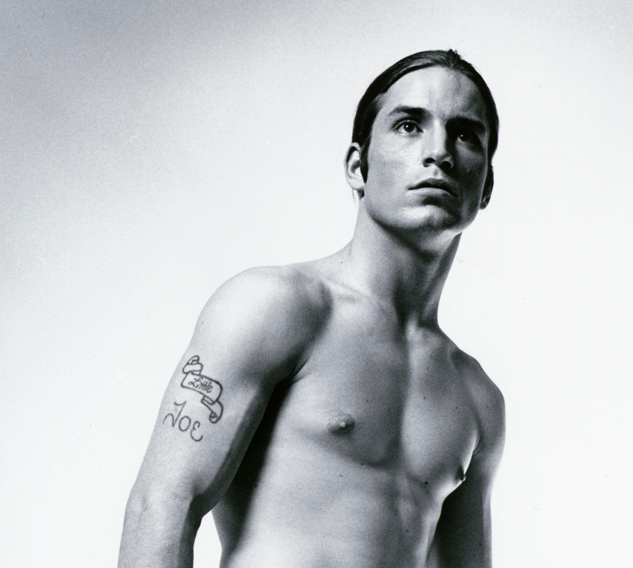 Warhol 'Trash' Superstar Joe Dallesandro nude for After Dark - Photograph by Jack Mitchell