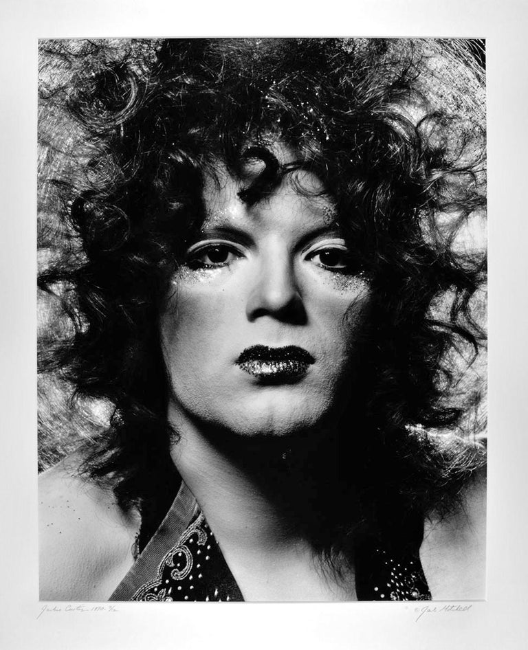 Jack Mitchell Black and White Photograph - Warhol 'Women in Revolt' Transvestite Superstar Jackie Curtis, exhibition print