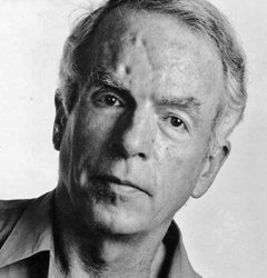 Writer/performer Spalding Gray, signed by Jack Mitchell