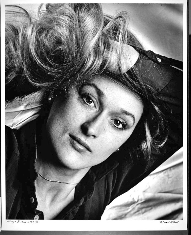 Jack Mitchell Young Actress Meryl Streep 16x Exhibition Print Signed For Sale At 1stdibs