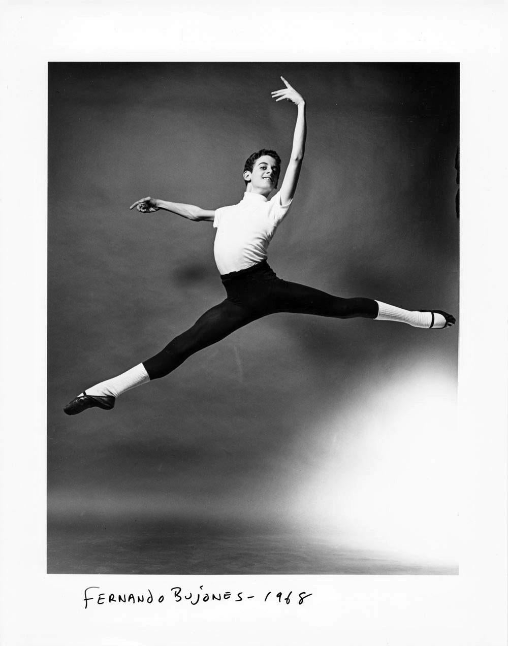 Jack Mitchell Black and White Photograph - Young Dancer Fernando Bujones, photographed for Dance Magazine, Age 13
