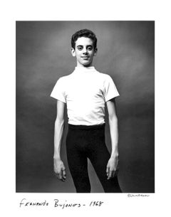 Vintage Young Dancer Fernando Bujones, signed by Jack Mitchell