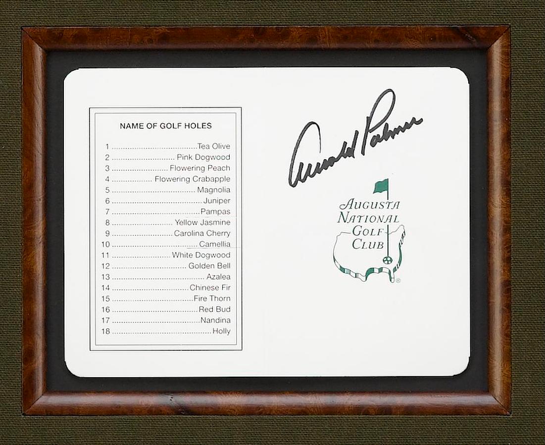 Mid-Century Modern Jack Nicklaus and Arnold Palmer Signed Collage
