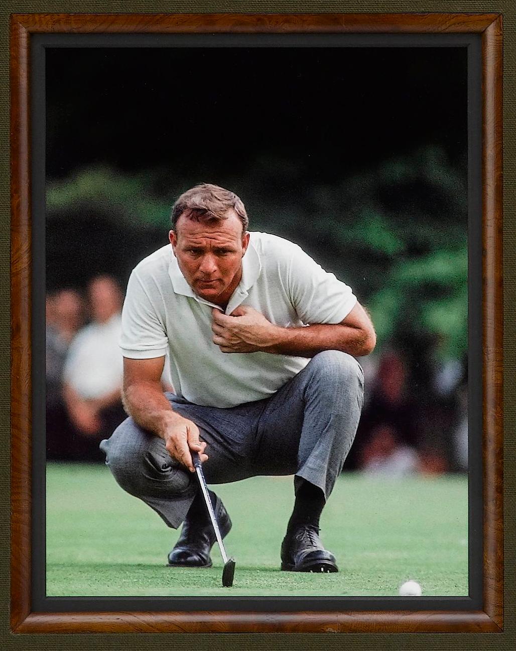 American Jack Nicklaus and Arnold Palmer Signed Collage