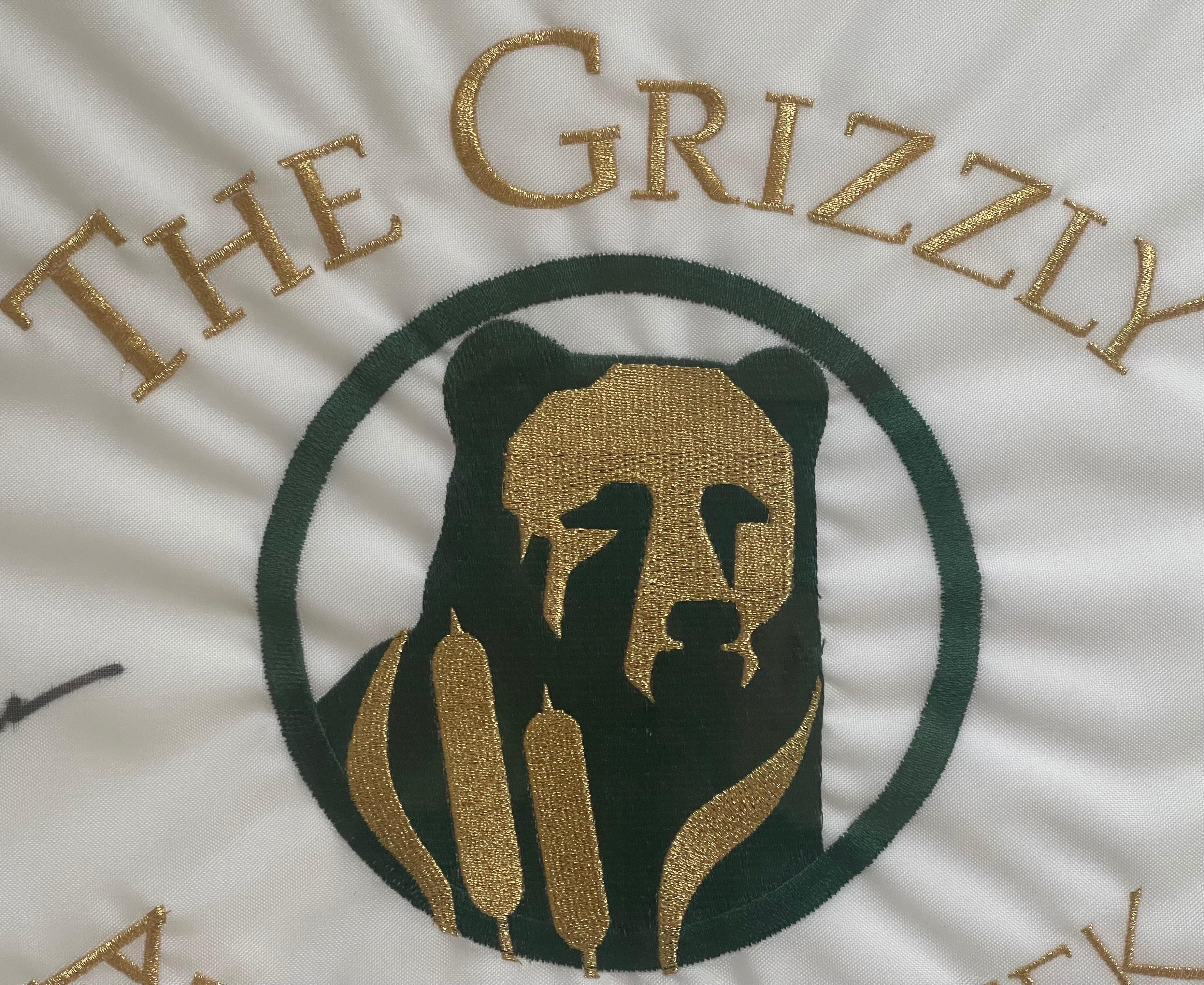 Jack Nicklaus: „The Grizzly“ an Bear Creek Golf Pin-Flagge, signiert (Nylon) im Angebot