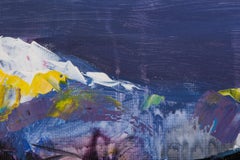 JACK Landscape Original Oil On Canvas "Mountain"