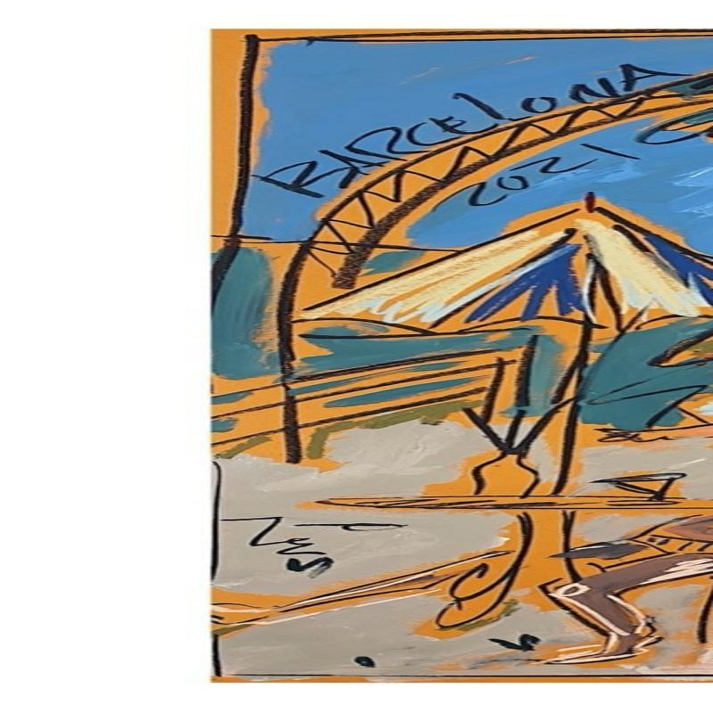 2021
Acrylic and pastels on paper 
H84 x W59 cm (unframed dimensions)

