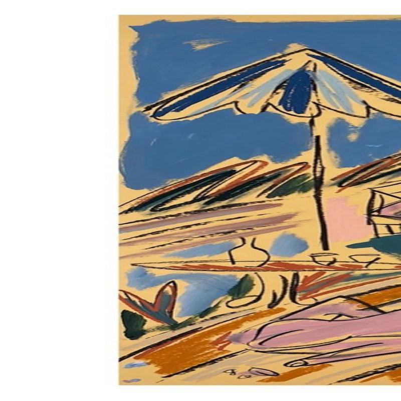 2021
Acrylic and pastels on paper 
H84 x W59 cm (unframed artwork)
