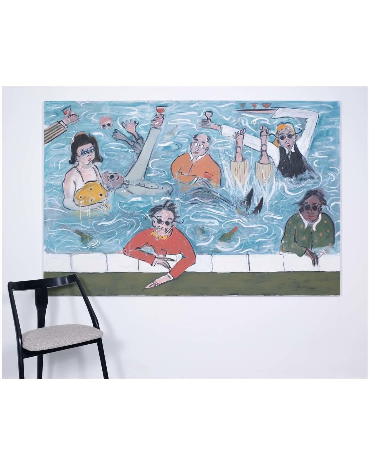 2023
Acrylic on canvas
H135 x W225 cm (framed artwork)
