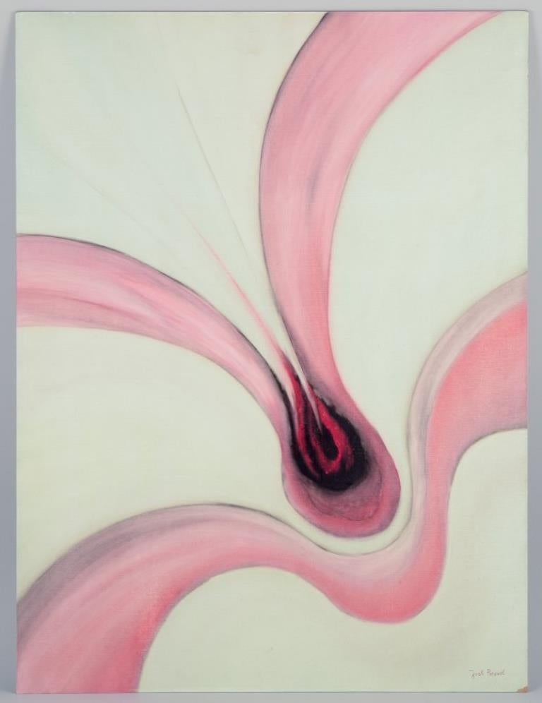 Jack Penouel, französischer Künstler.
Acryl auf Karton.
Abstrakte Zusammensetzung.
Ca. 1980s.
Unterschrieben.
In ausgezeichnetem Zustand.
Abmessungen: H 80,0 cm x B 60,0 cm.