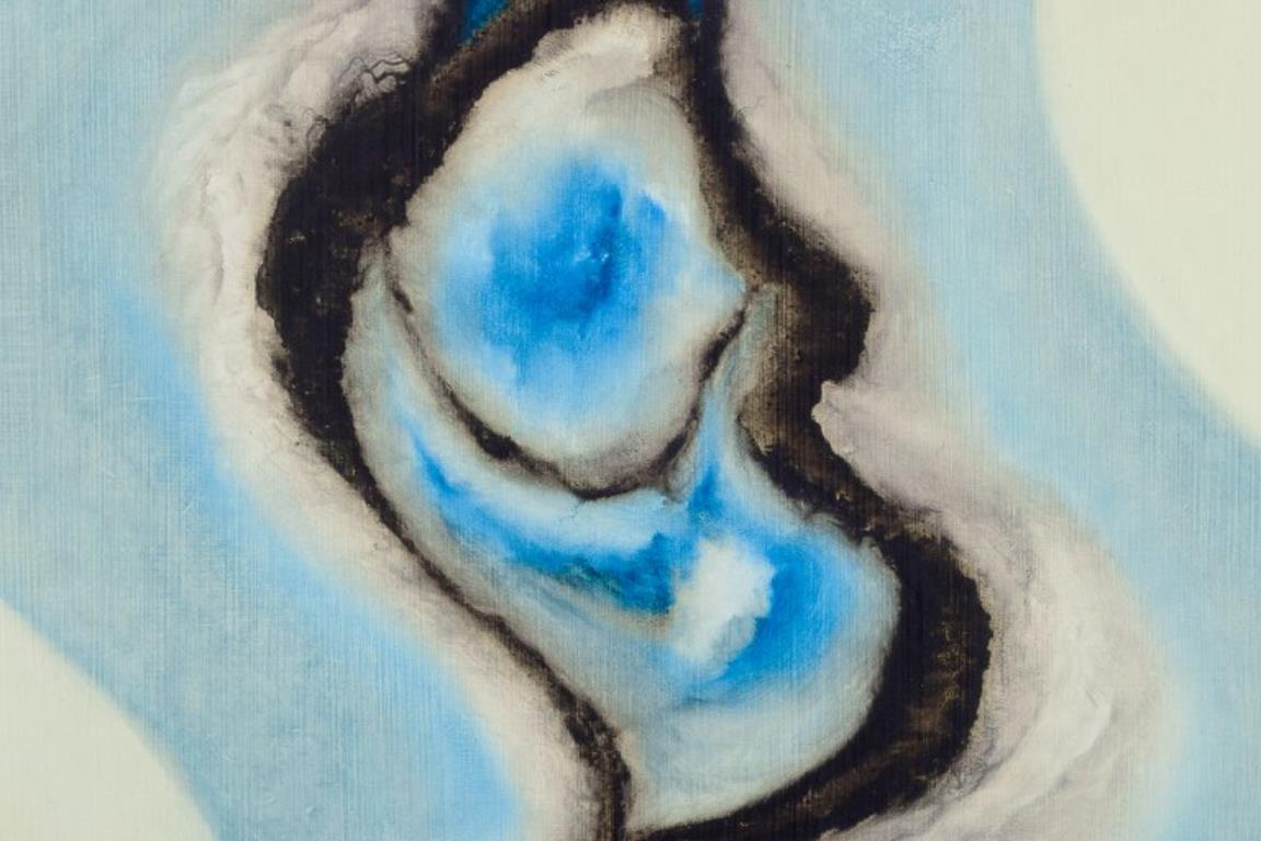 Jack Penouel, französischer Künstler. Acryl auf Karton. Abstrakte Zusammensetzung. Ca. 1980s. im Zustand „Hervorragend“ im Angebot in København, Copenhagen