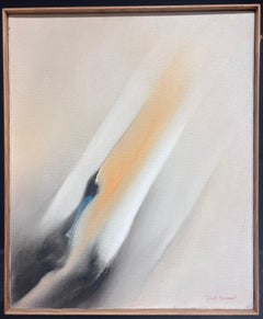 Contemporary French Surrealist Oil Painting Evolving Shapes and Movement