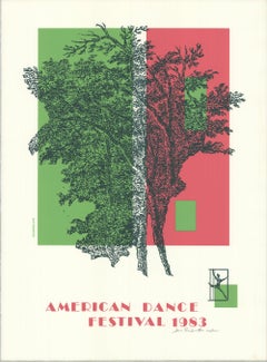 Jack Perlmutter 'American Dance Festival 1983' 1983- Lithographie- Signée