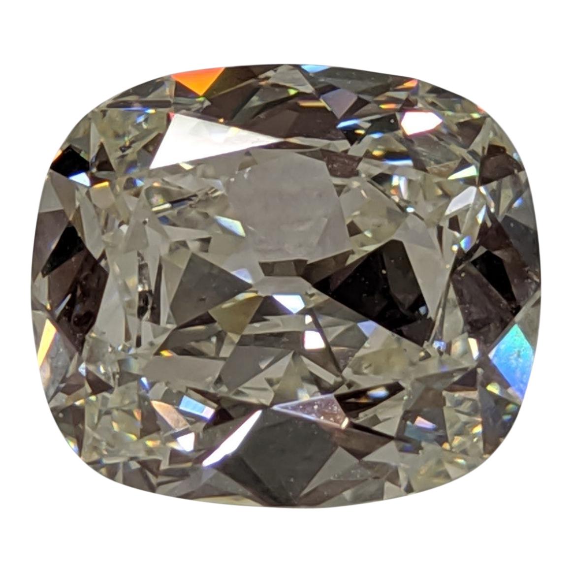 This astoundingly beautiful Cushion Cut diamond by Jack Reiss is photographed unmounted and in a temporary frame awaiting your desire to create a spectacular piece of important jewelry. The GIA Report is included for this 7.29 carat  carat I color