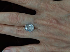 Jack Reiss 6 Carat Cushion Cut Diamond and Ring E, VS1 GIA Engagement, Upgrade