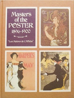 Vintage 1977 After Jack Rennert 'Masters of the Poster 1896-1900' Brown Book