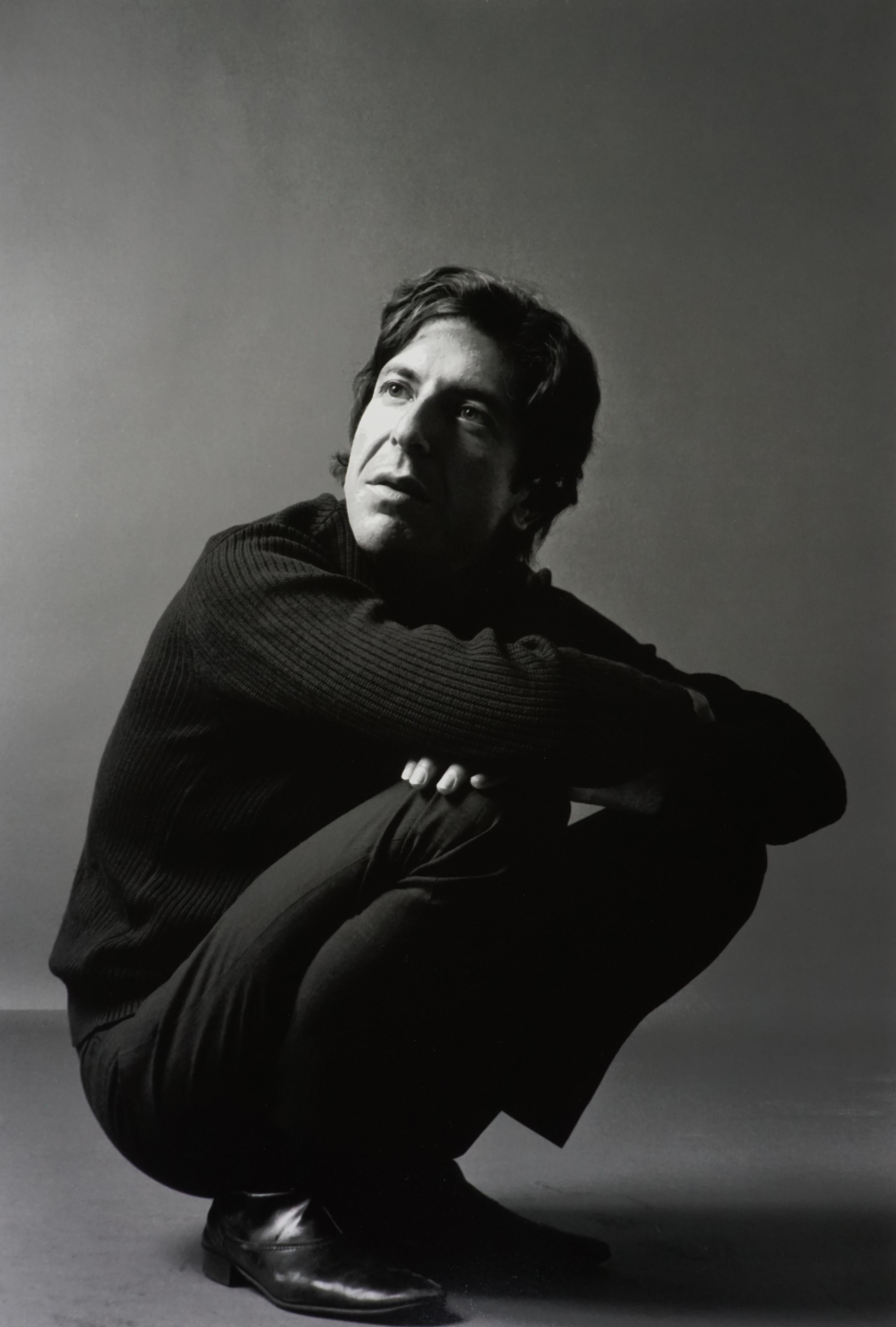 Jack Robinson  Black and White Photograph - Leonard Cohen, NYC, 1967